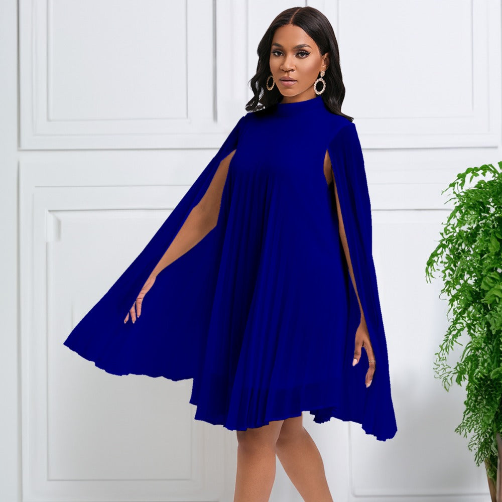 Women Dress Women's Clothing Fashionable Batwing Sleeve plus Size