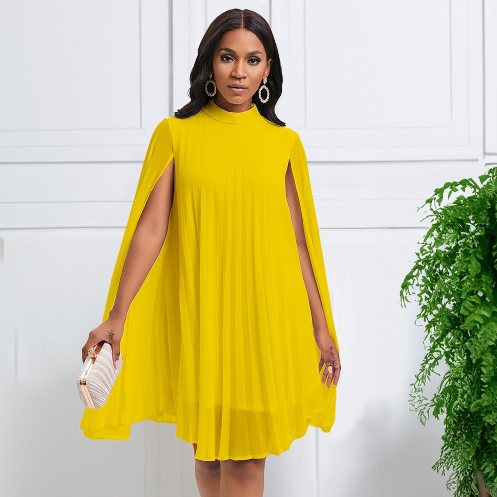 Women Dress Women's Clothing Fashionable Batwing Sleeve plus Size